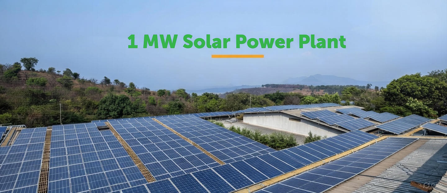 1 mw solar power plant cost india