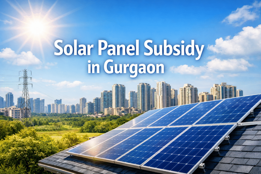 Solar Panel Subsidy in Gurgaon