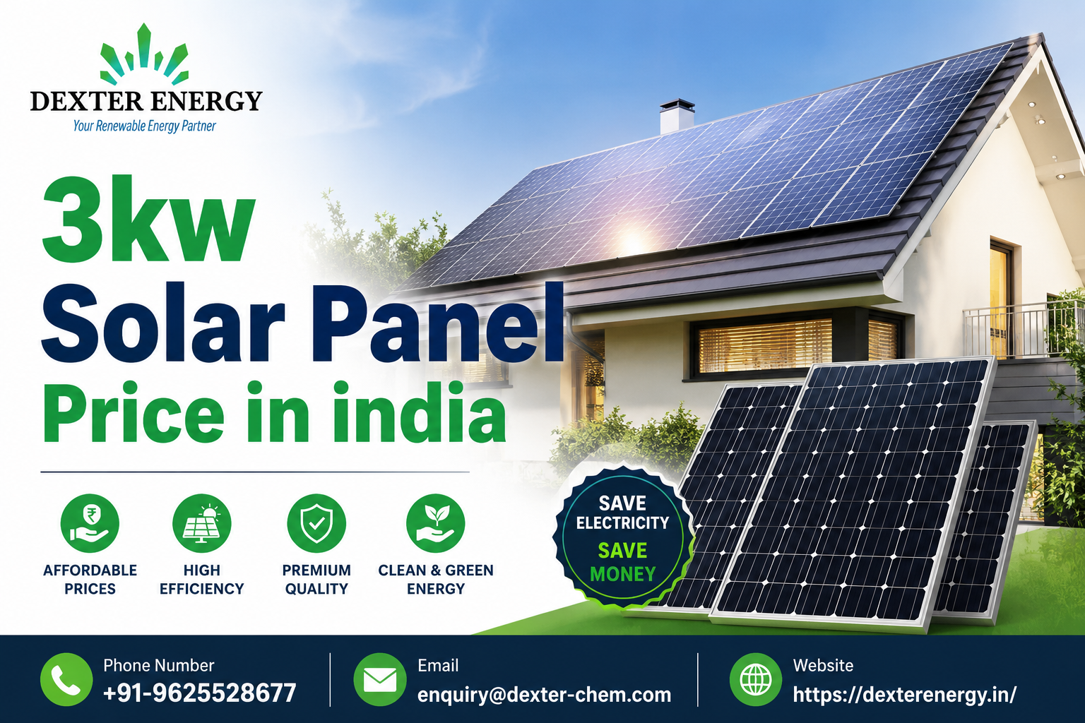 3kw Solar Panel Price in india