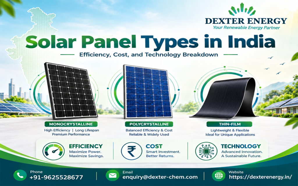 Types of Solar Panels in India